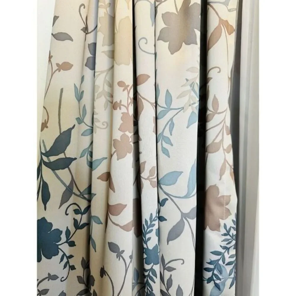 Sun Zero‎ Emory Botanical Print Energy Saving Light-Filtering Rod Pocket Single